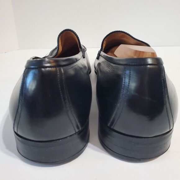 Salvatore Ferragamo Black Leather Loafers - Picture 7 of 11